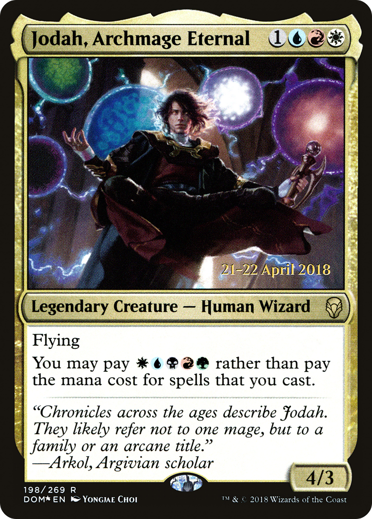 Image of Jodah, Archmage Eternal (PRE-198S) - Dominaria Promos Foil