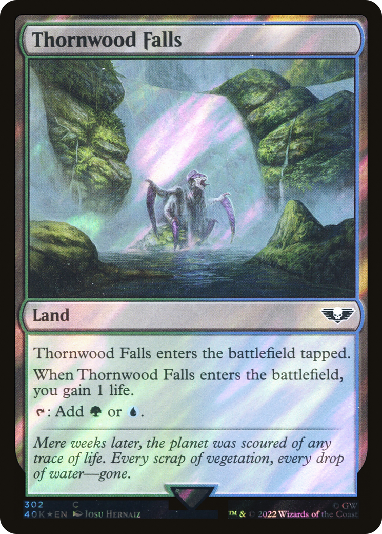 Image of Thornwood Falls (Surge Foil) (40K-302) - Warhammer 40,000 Commander Foil
