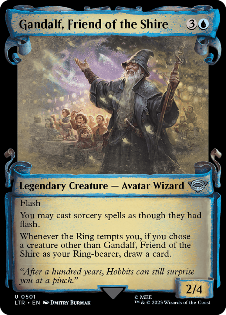 Image of Gandalf, Friend of the Shire (Showcase Scrolls) (LTR-501) - The Lord of the Rings: Tales of Middle-earth: (Showcase)