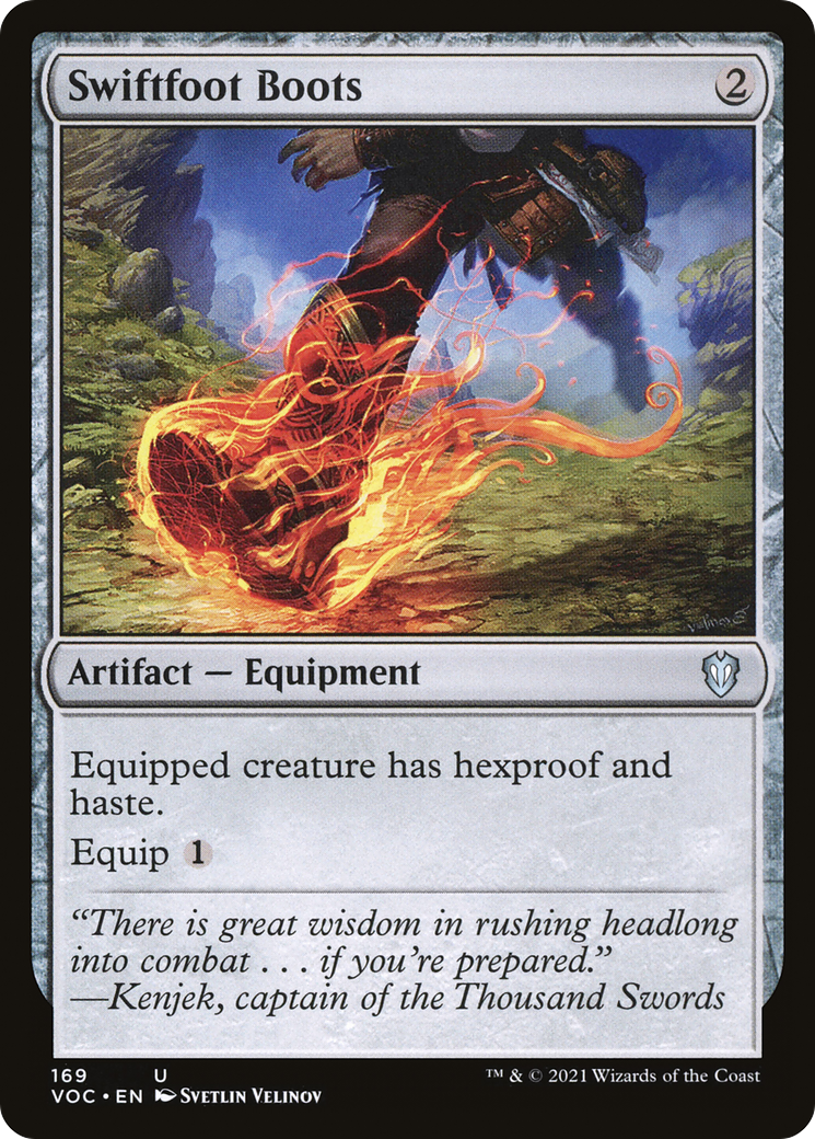 Image of Swiftfoot Boots (VOC-169) - Crimson Vow Commander