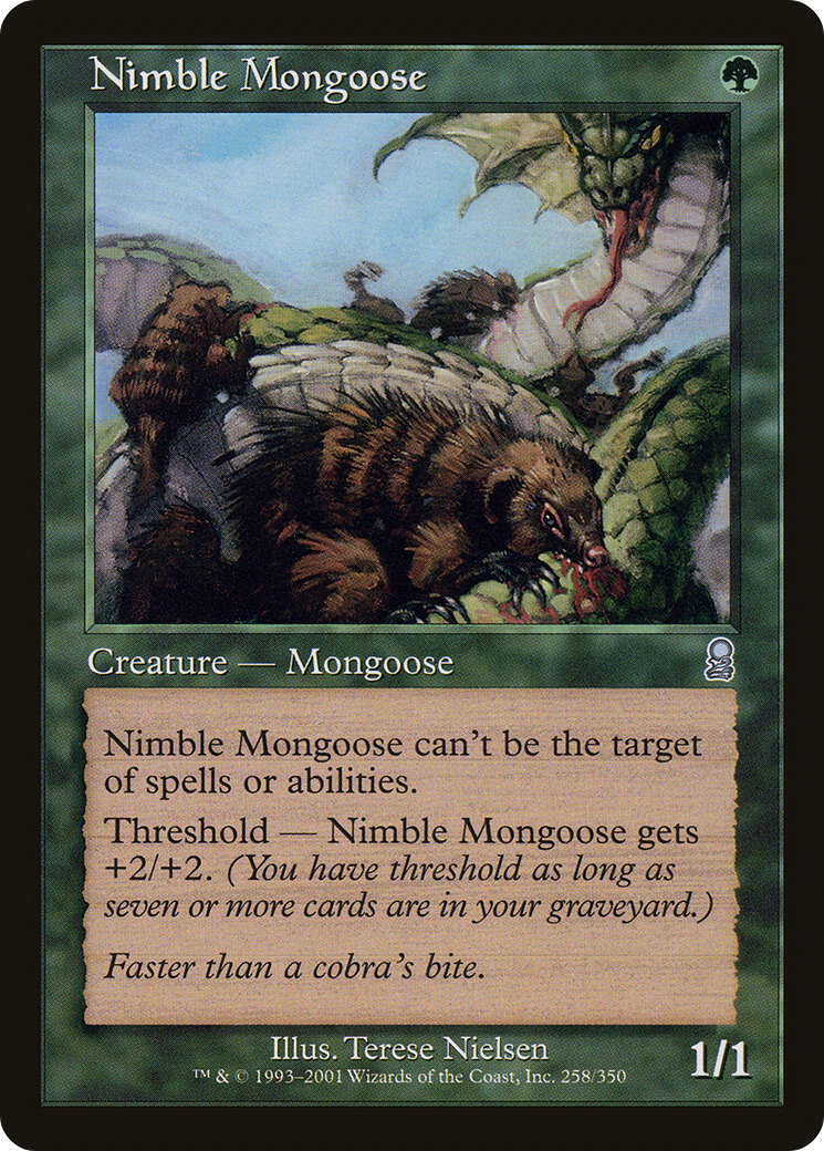 Image of Nimble Mongoose (ODY-258) - Odyssey Foil