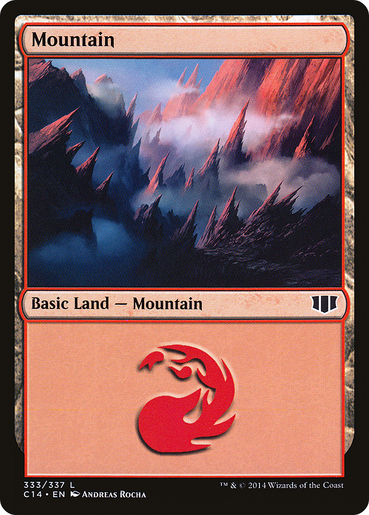 Image of Mountain (333) (C14-333) - Commander 2014
