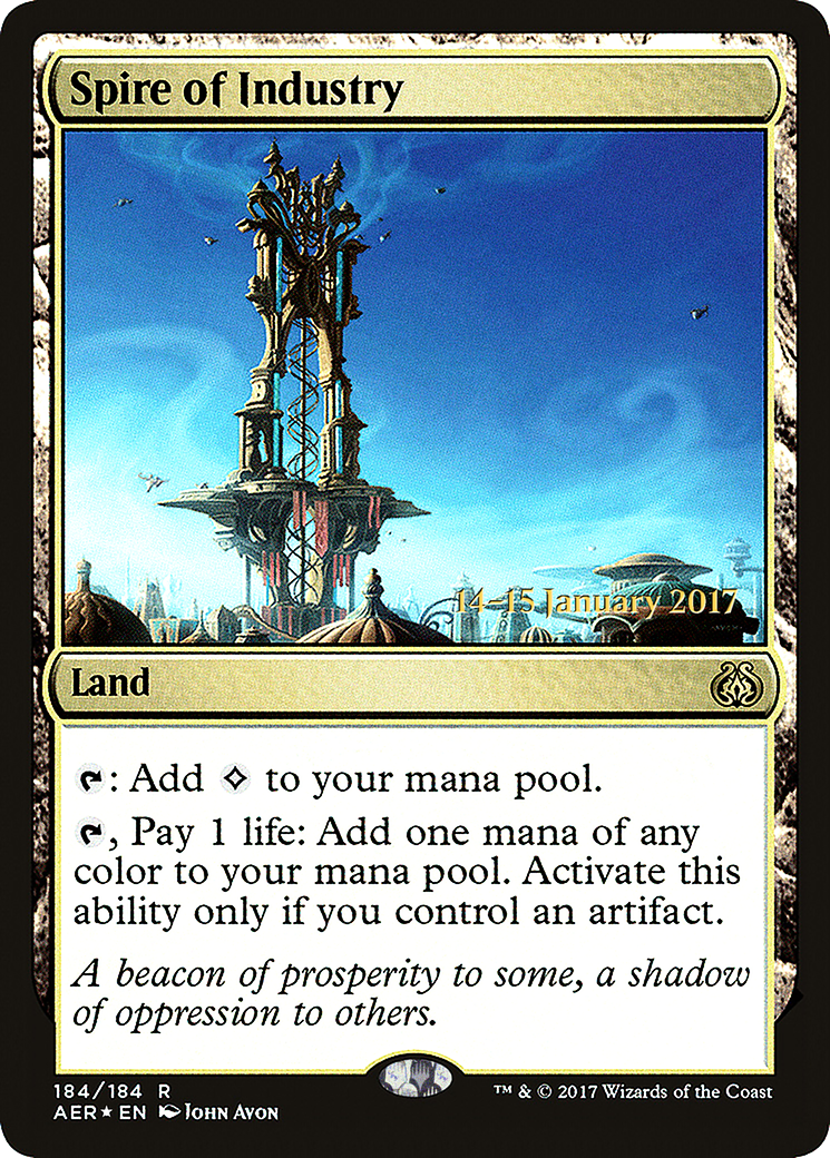 Image of Spire of Industry (PRE-184S) - Aether Revolt Promos Foil