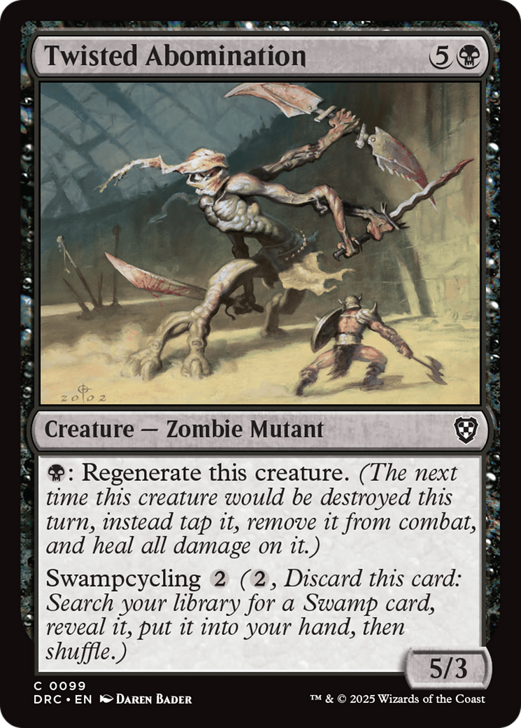 Image of Twisted Abomination (DRC-099) - Commander: Aetherdrift
