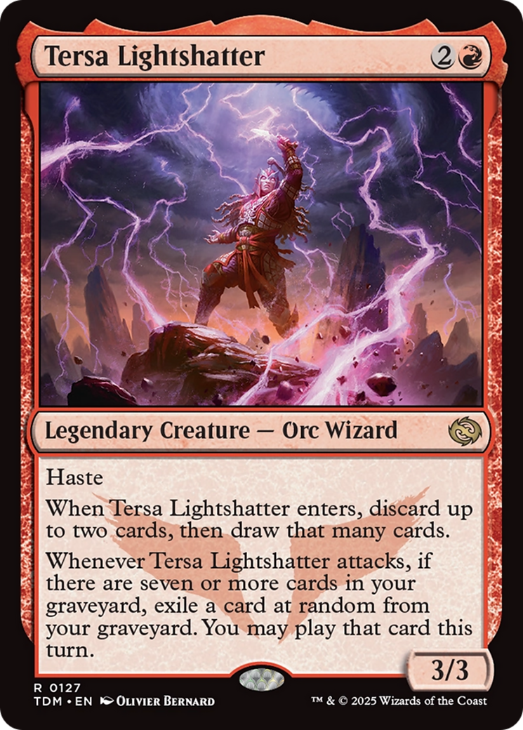 Image of Tersa Lightshatter (TDM-127) - Tarkir: Dragonstorm Foil