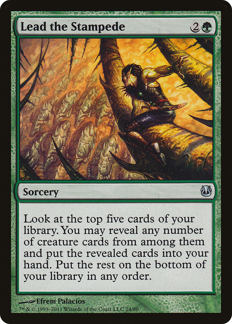 Image of Lead the Stampede (DDH-024) - Duel Decks: Ajani vs. Nicol Bolas