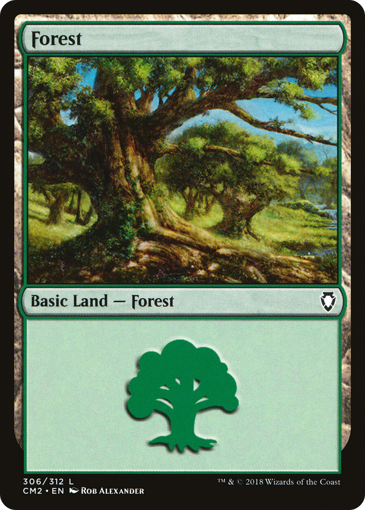 Image of Forest (306) (CM2-306) - Commander Anthology Volume II