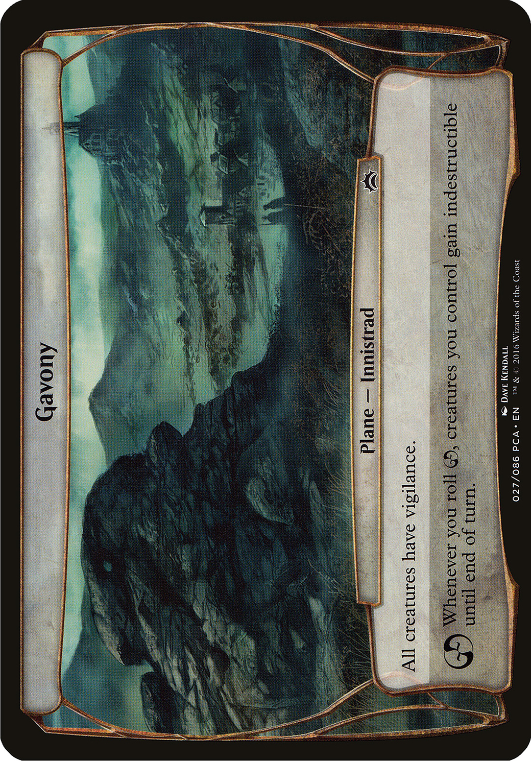 Image of Gavony (Planechase Anthology) (OVER-027) - Planechase Anthology Planes