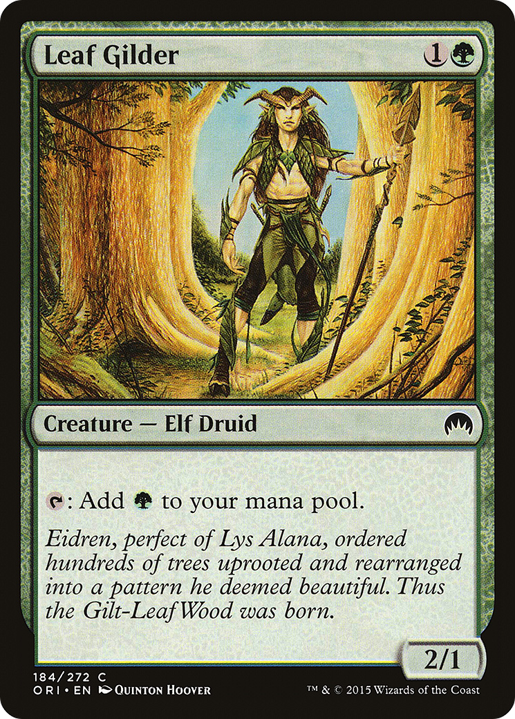 Image of Leaf Gilder (ORI-184) - Magic Origins Foil