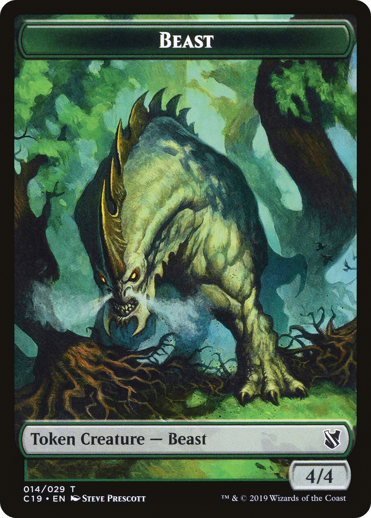 Image of Beast (TC19-014) - Commander 2019 Tokens