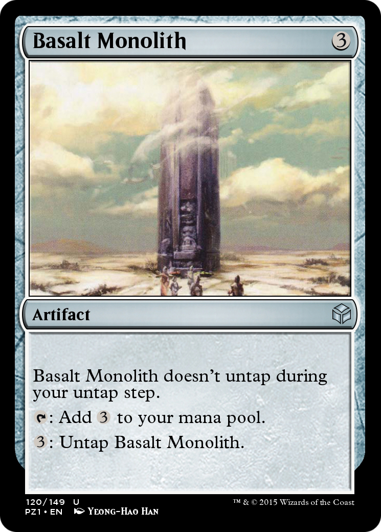 Image of Basalt Monolith (PZ1-120) - Legendary Cube Prize Pack