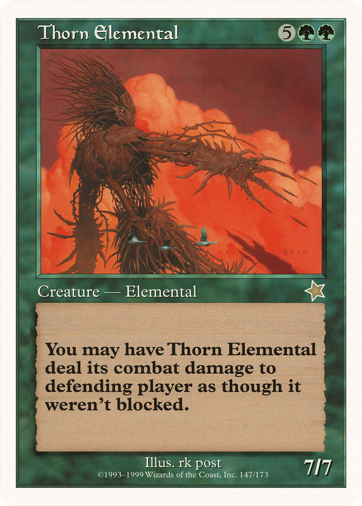 Image of Thorn Elemental (O90P-011) - Oversized 90's Promos