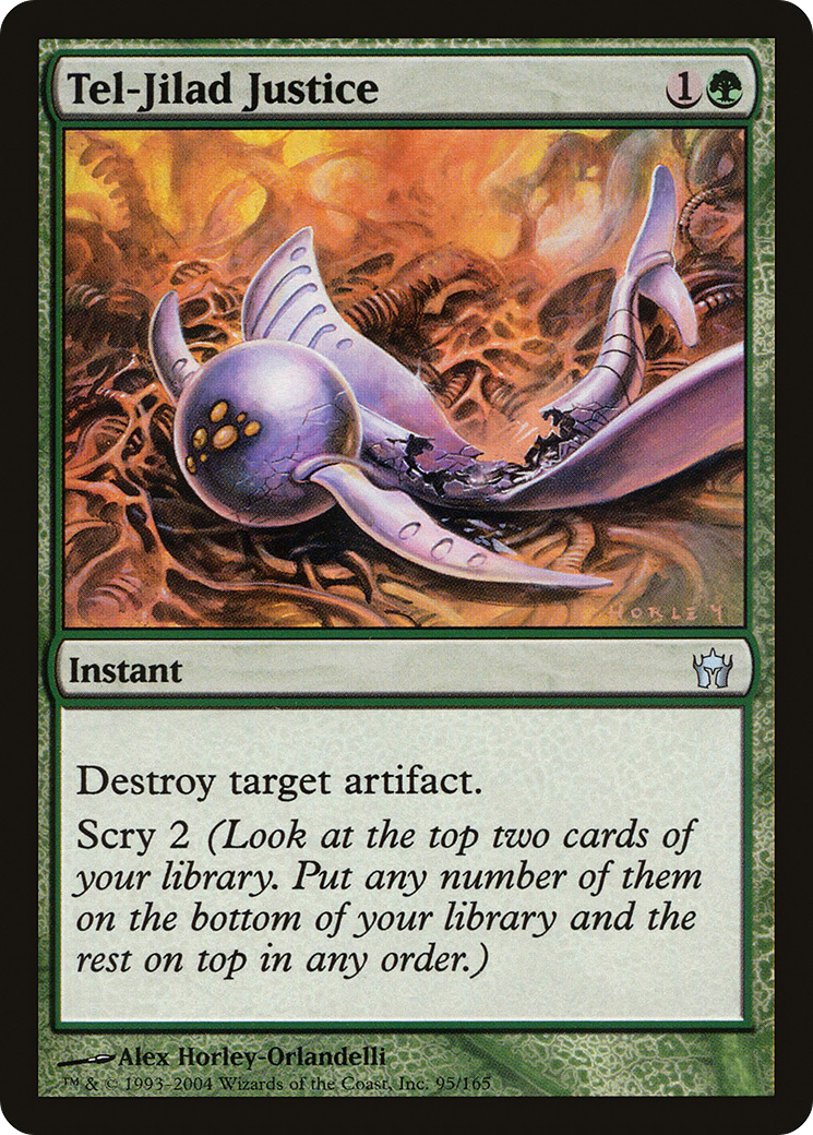 Image of Tel-Jilad Justice (5DN-095) - Fifth Dawn Foil