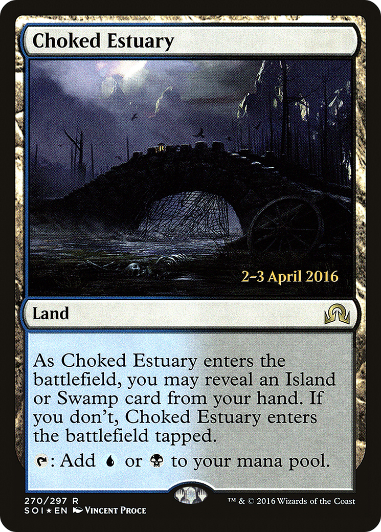 Image of Choked Estuary (PRE-270S) - Shadows over Innistrad Promos Foil