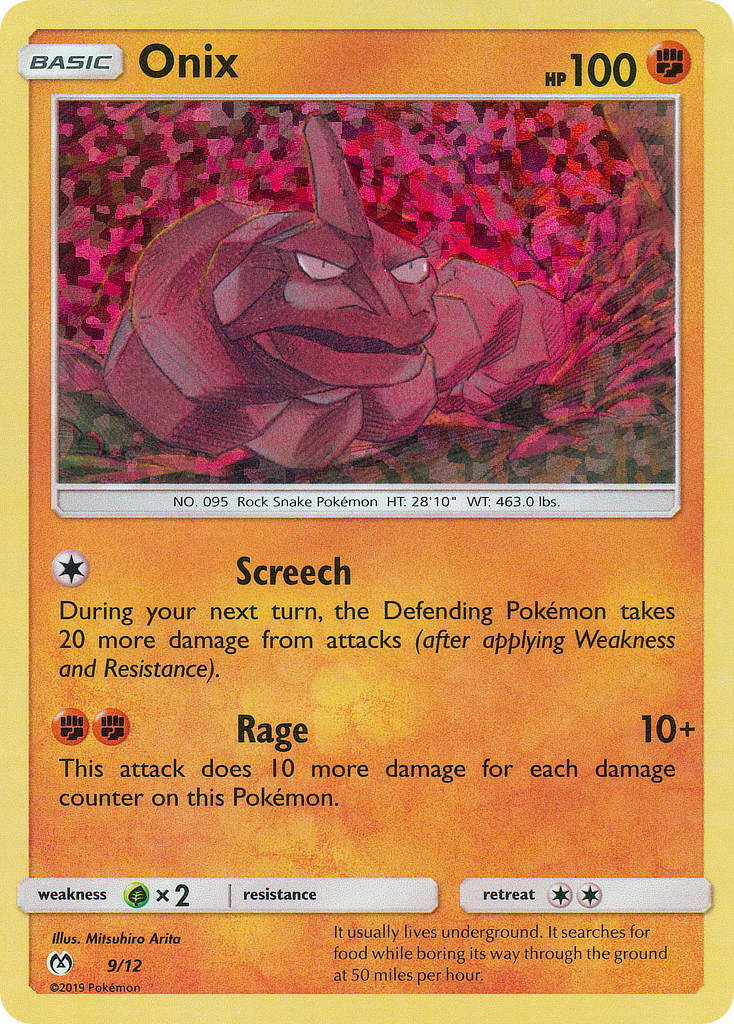 Image of Onix 009/12  - Holofoil McDonalds Promos 2019 - Promo