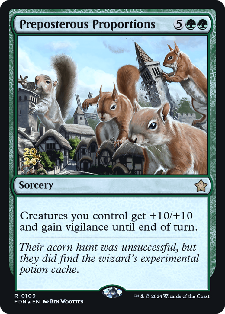 Image of Preposterous Proportions (PRE-109) - Foundations Promos Foil