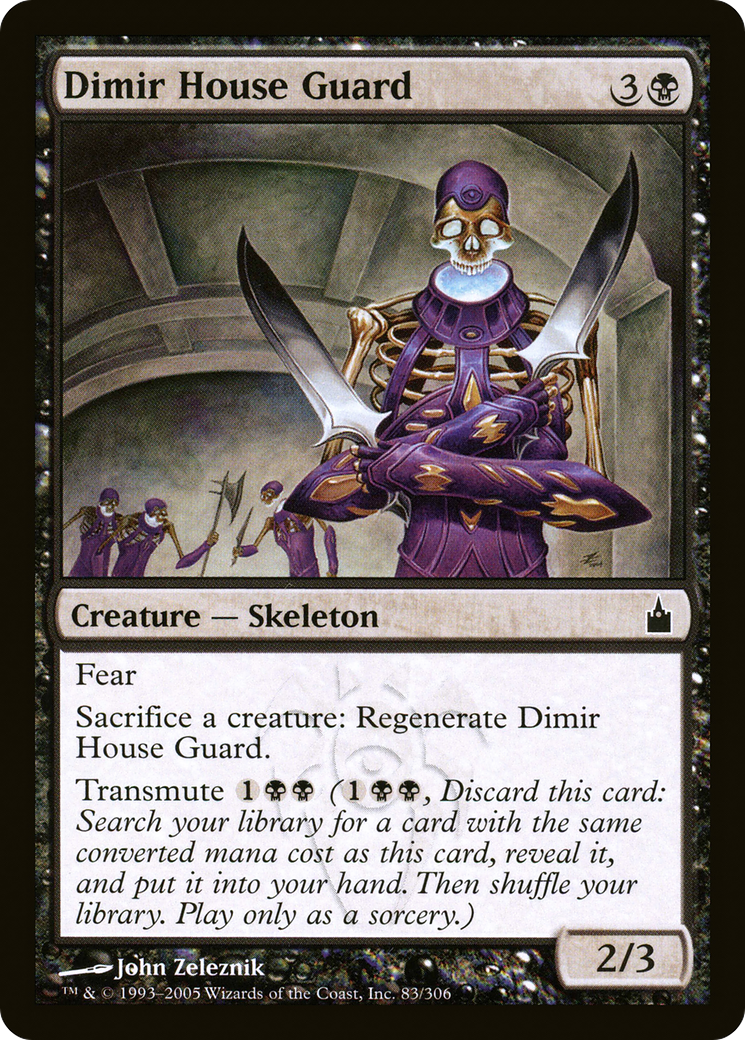 Image of Dimir House Guard (RAV-083) - Ravnica: City of Guilds Foil