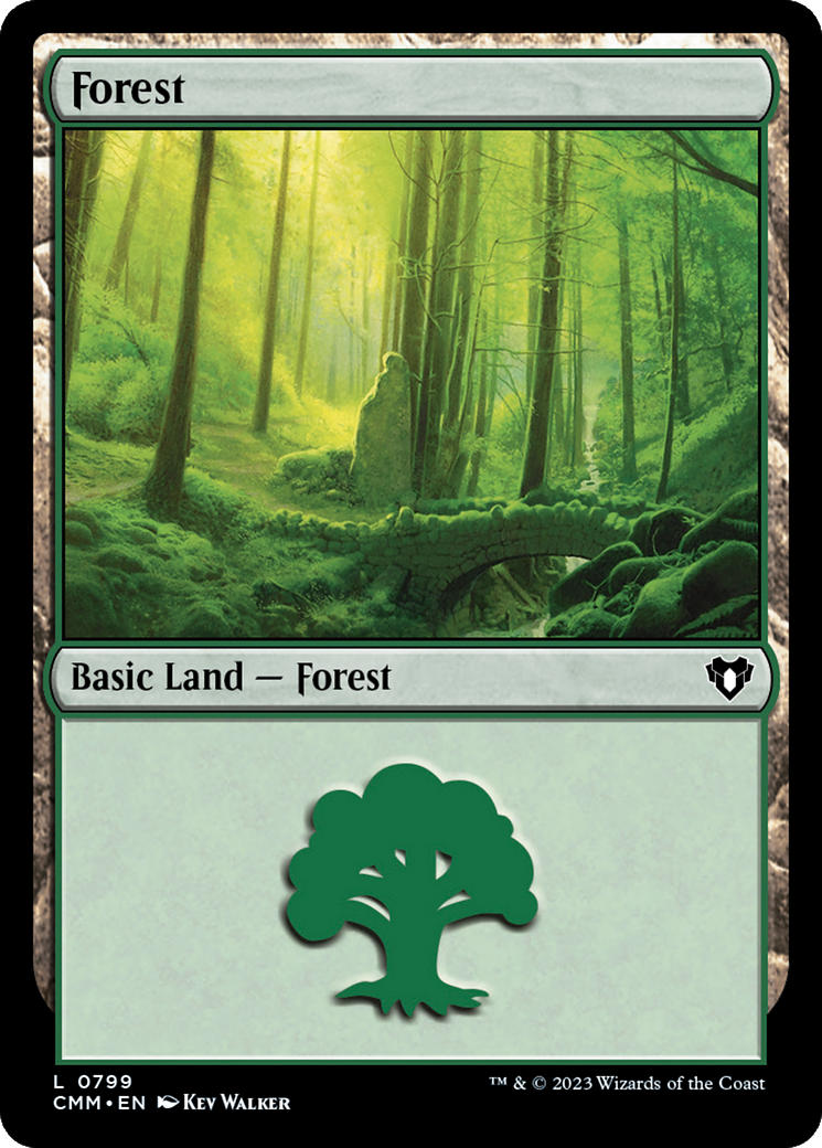 Image of Forest (0799) (CMM-799) - Commander Masters