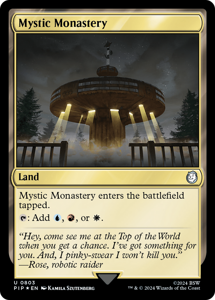 Image of Mystic Monastery (Surge Foil) (PIP-803) - Fallout Foil