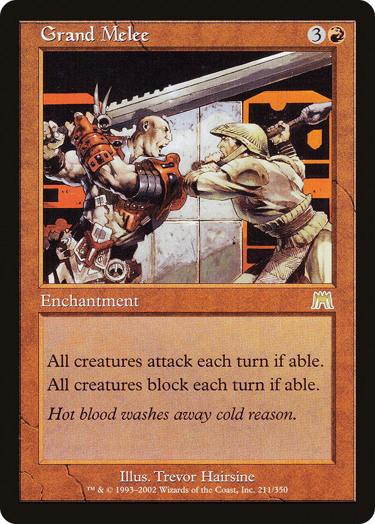 Image of Grand Melee (ONS-211) - Onslaught Foil