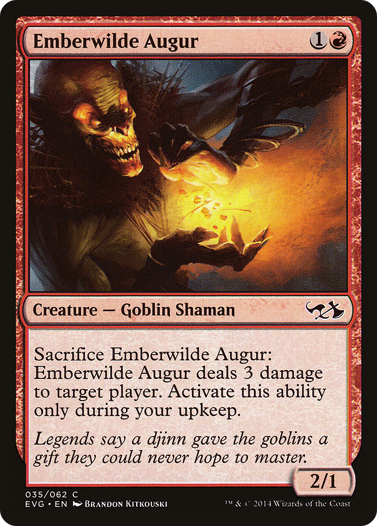 Image of Emberwilde Augur (DD3-035) - Duel Decks Anthology: Elves vs. Goblins