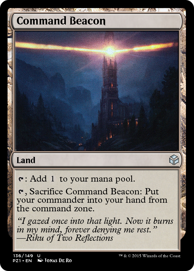 Image of Command Beacon (PZ1-136) - Legendary Cube Prize Pack