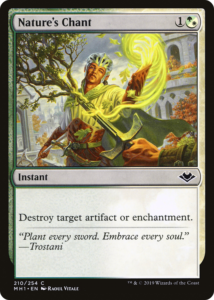 Image of Nature's Chant (MH1-210) - Modern Horizons Foil