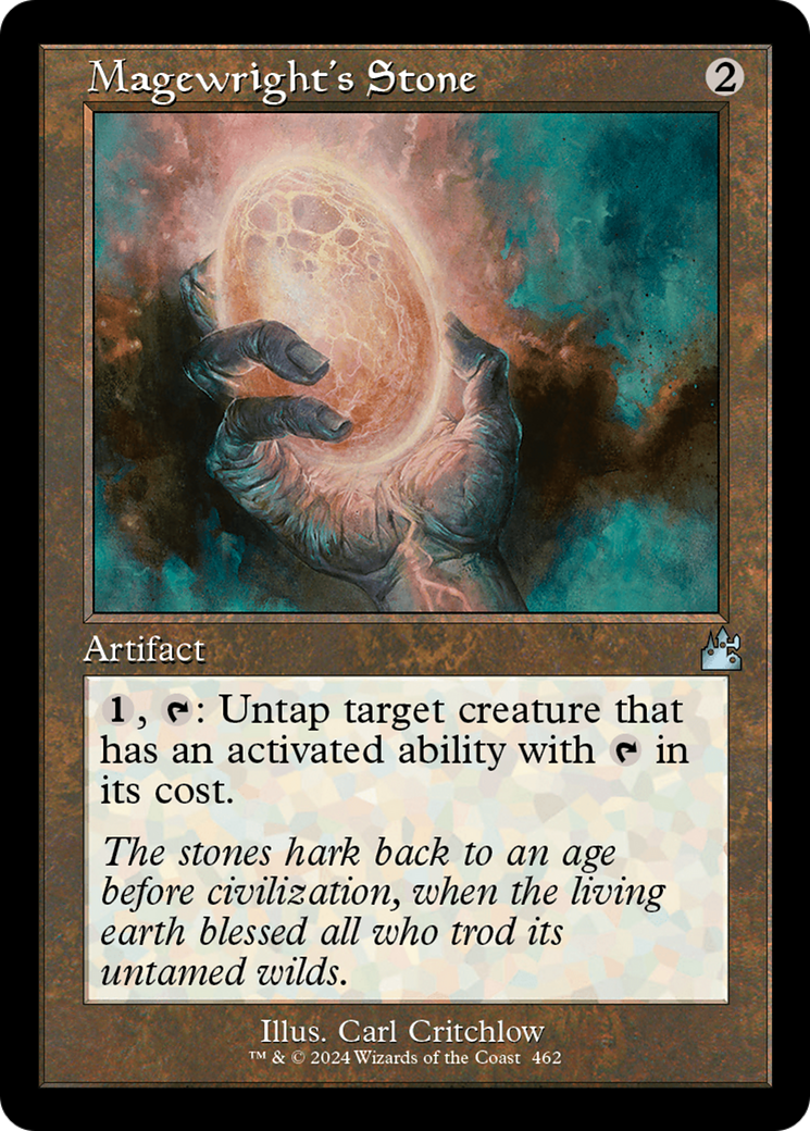 Image of Magewright's Stone (Retro Frame) (RVR-462) - Ravnica Remastered Foil