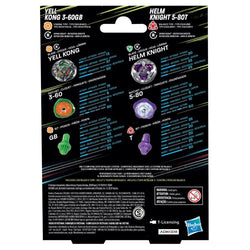 Image of Hasbro Beyblade X Yell Kong 3-60GB and Helm Knight 5-80T Top Dual Pack Set