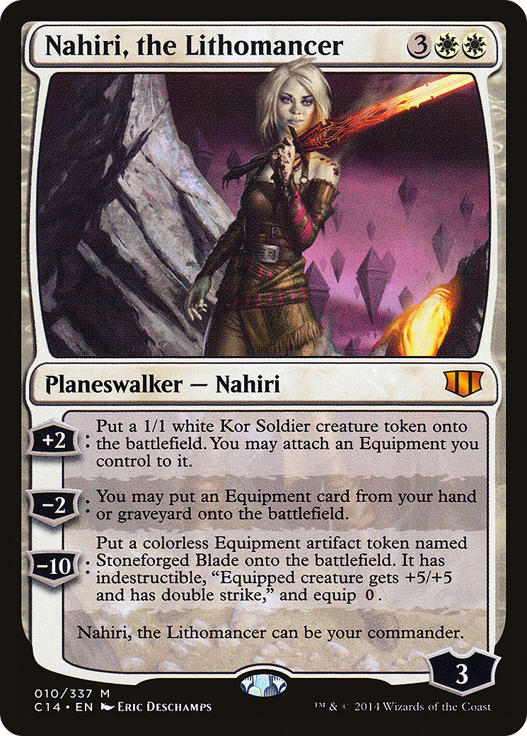 Image of Nahiri, the Lithomancer (C14-010) - Commander 2014