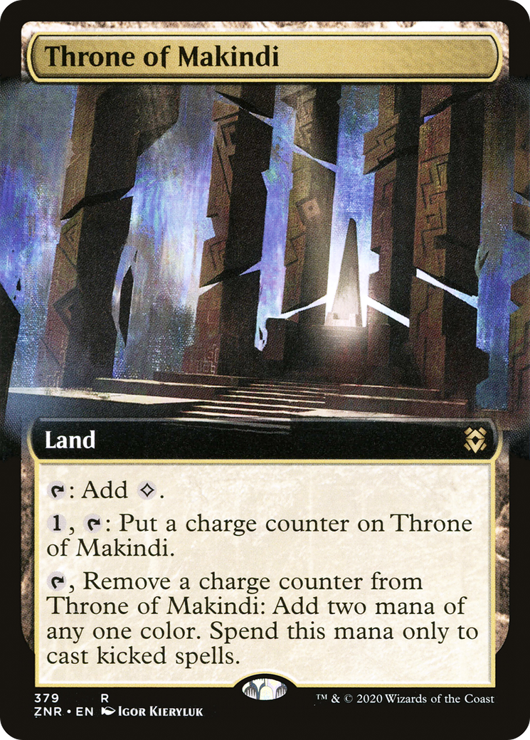 Image of Throne of Makindi (Extended Art) (ZNR-379) - Zendikar Rising: (Extended Art)