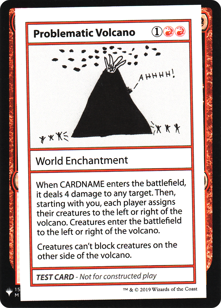 Image of Problematic Volcano (CMB1-060) - Mystery Booster Playtest Cards 2019