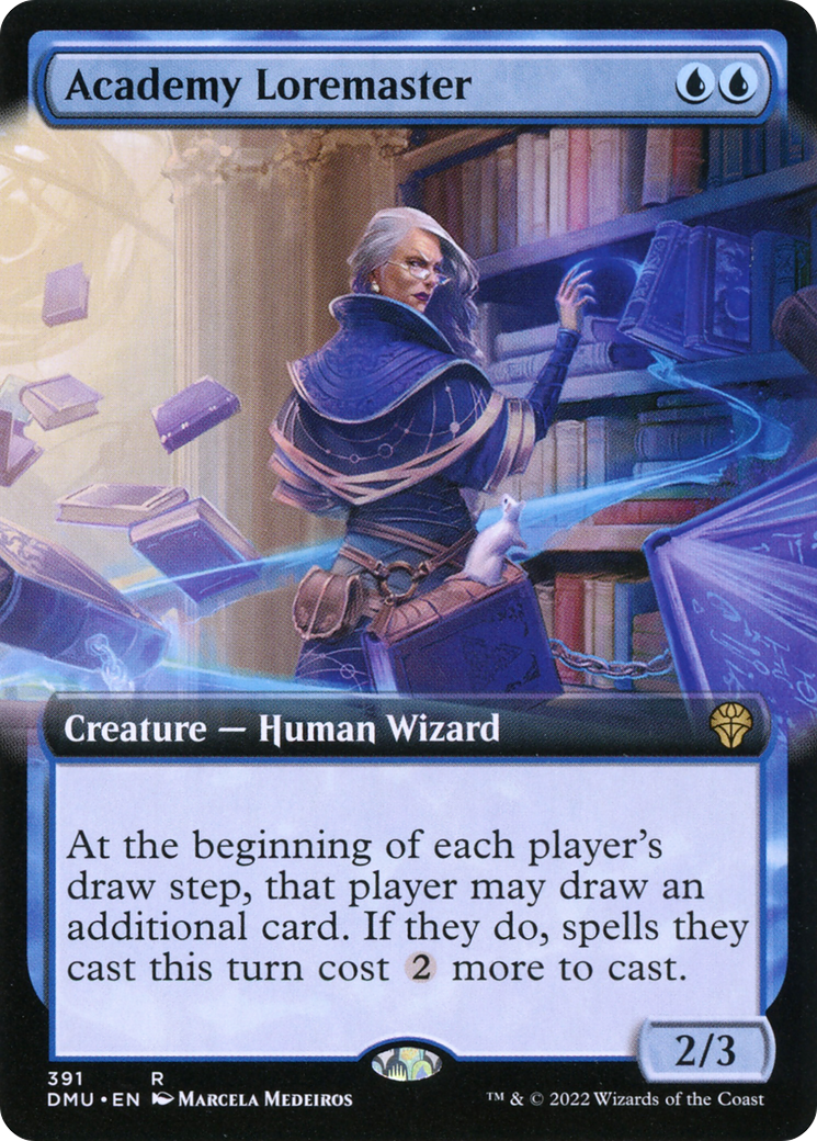 Image of Academy Loremaster (Extended Art) (DMU-391) - Dominaria United: (Extended Art) Foil