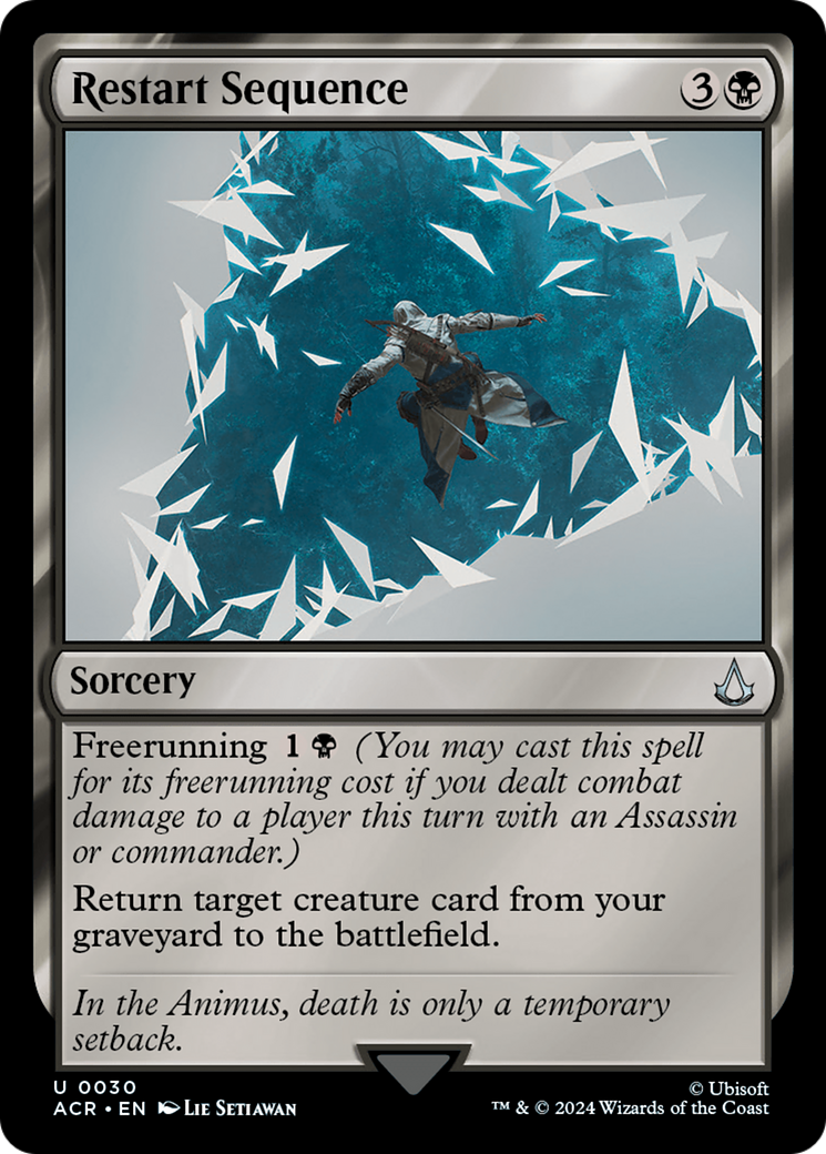 Image of Restart Sequence (ACR-030) - Assassin's Creed Foil