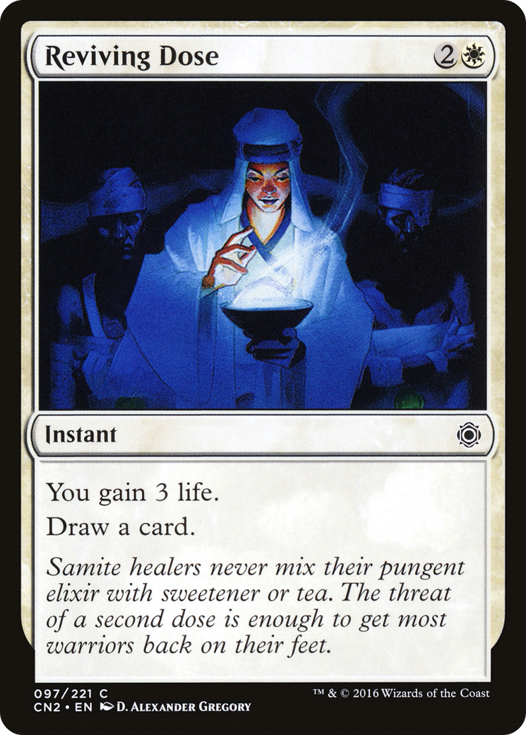 Image of Reviving Dose (CN2-097) - Conspiracy: Take the Crown Foil