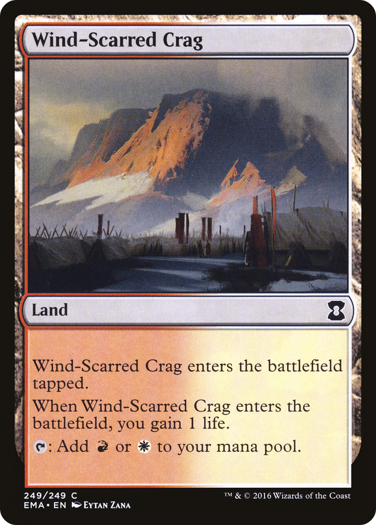 Image of Wind-Scarred Crag (EMA-249) - Eternal Masters Foil