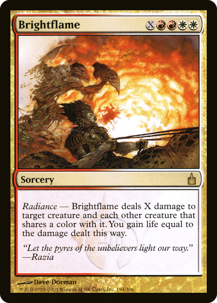 Image of Brightflame (RAV-194) - Ravnica: City of Guilds