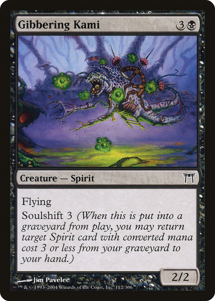 Image of Gibbering Kami (CHK-112) - Champions of Kamigawa