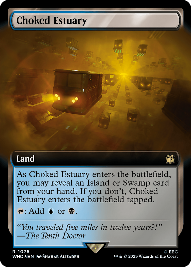 Image of Choked Estuary (Extended Art) (Surge Foil) (WHO-1075) - Doctor Who: (Extended Art) Foil