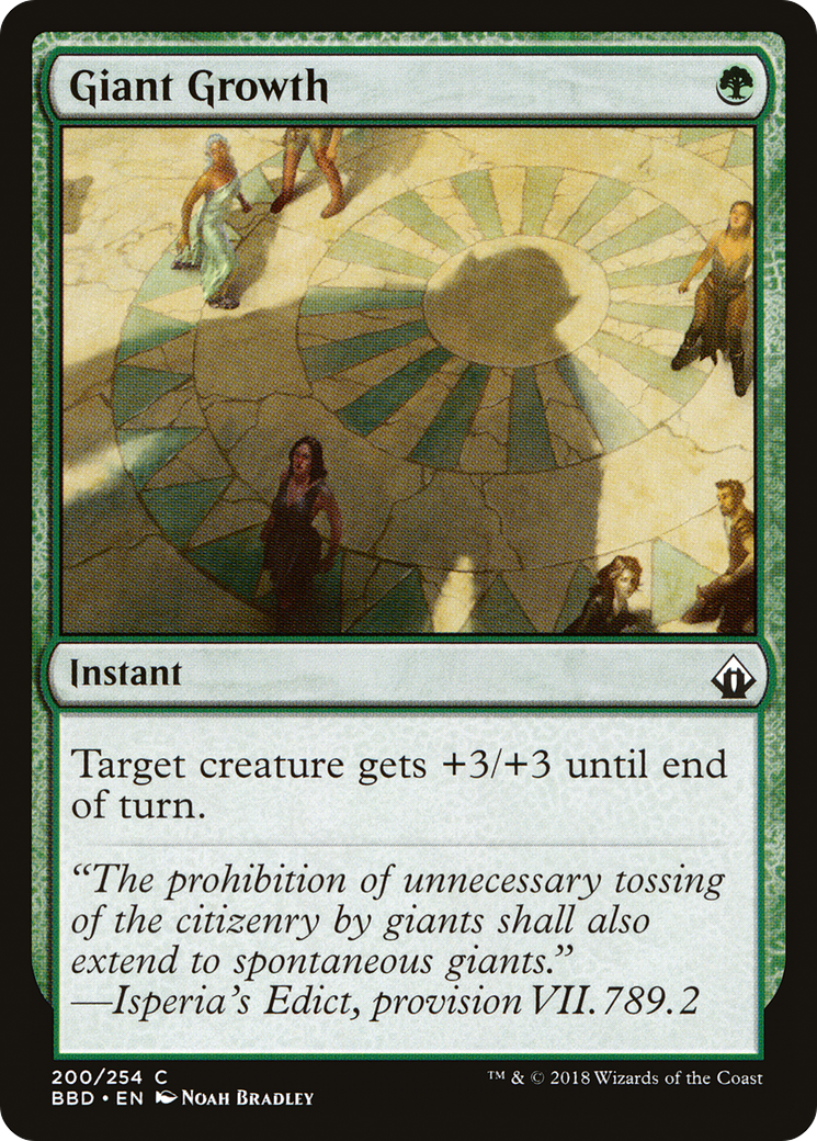 Image of Giant Growth (BBD-200) - Battlebond Foil
