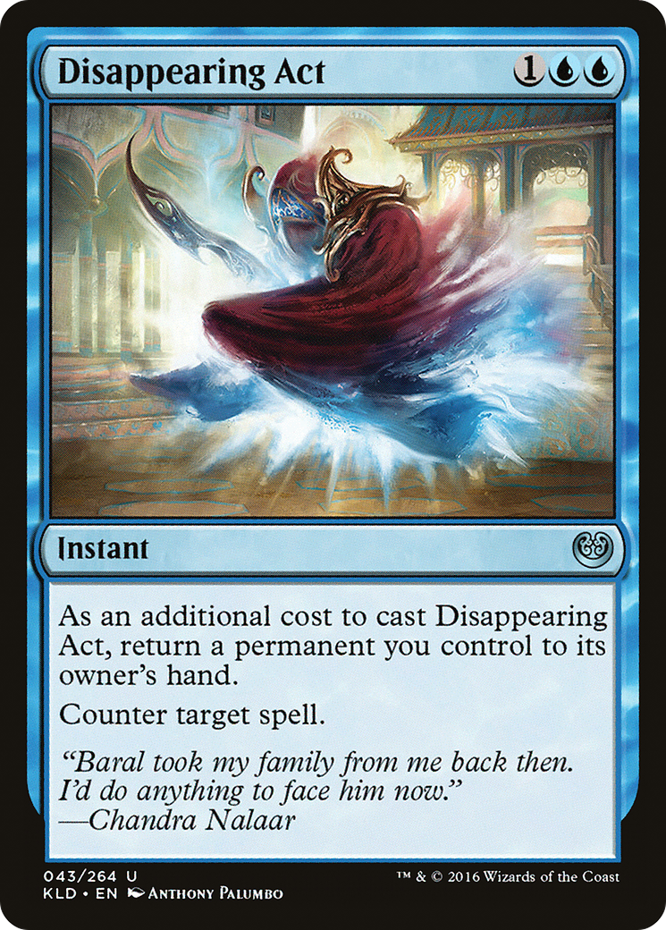 Image of Disappearing Act (KLD-043) - Kaladesh Foil