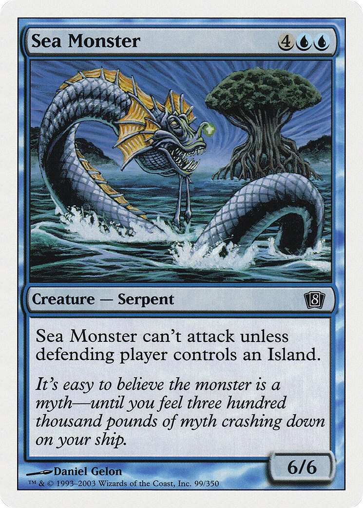 Image of Sea Monster (8ED-099) - 8th Edition