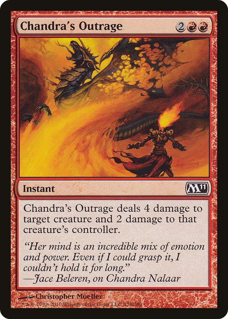 Image of Chandra's Outrage (M11-128) - Magic 2011 Foil