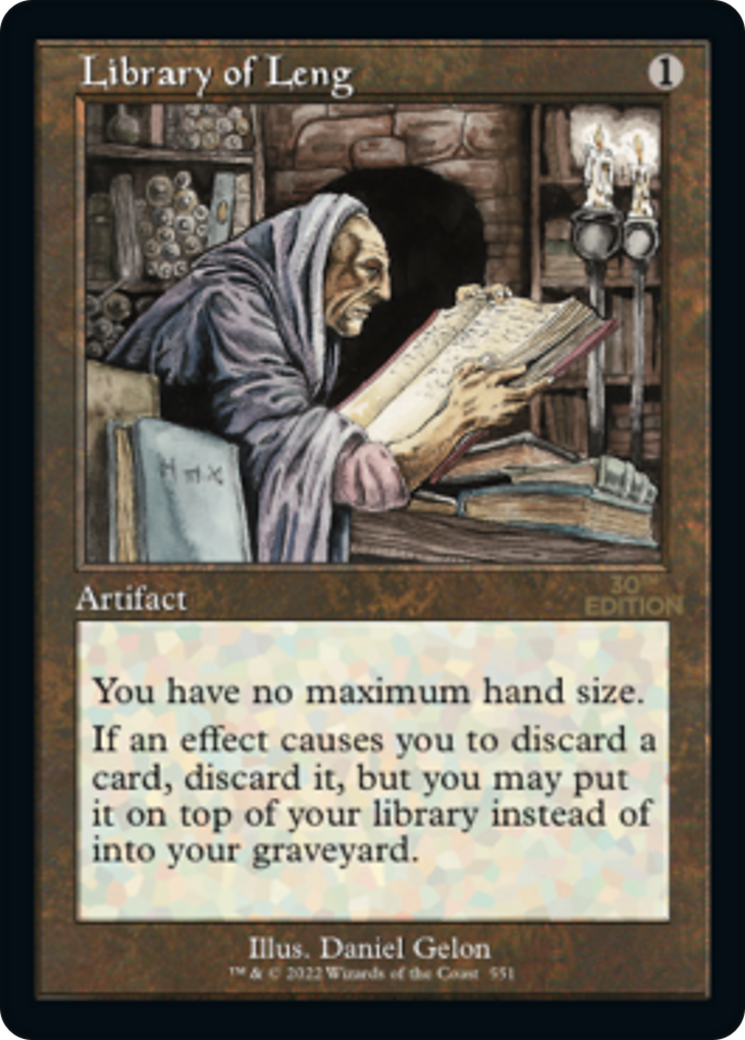 Image of Library of Leng (Retro Frame) (30A-551) - 30th Anniversary Edition