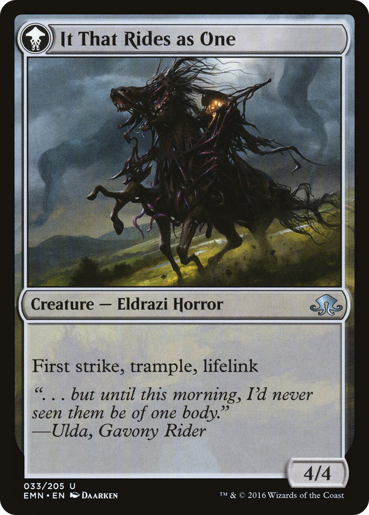 Image of Lone Rider (EMN-033) - Eldritch Moon: (mooneldrazidfc)