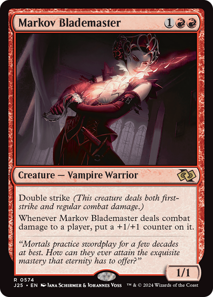 Image of Markov Blademaster (J25-574) - Foundations Jumpstart