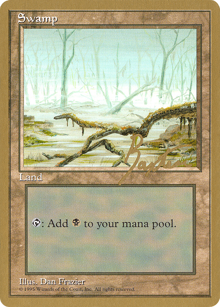 Image of Swamp (C) - 1996 George Baxter (4ED) (WCD-) - Pro Tour Collector Set