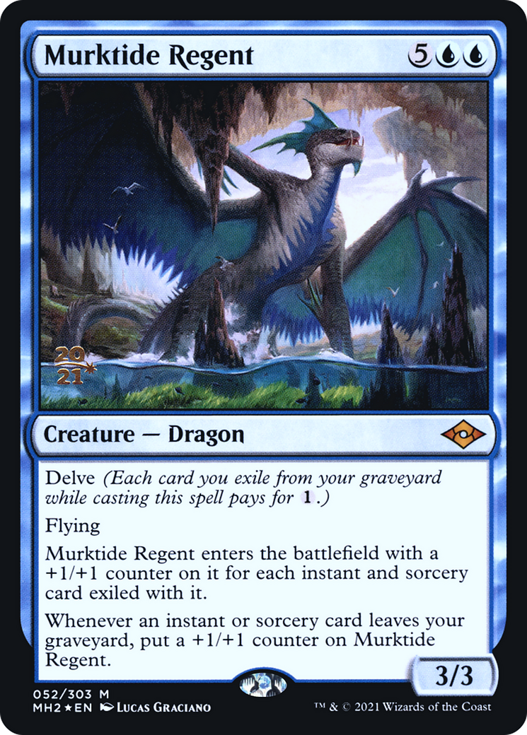 Image of Murktide Regent (PRE-052) - Modern Horizons 2 Promos Foil