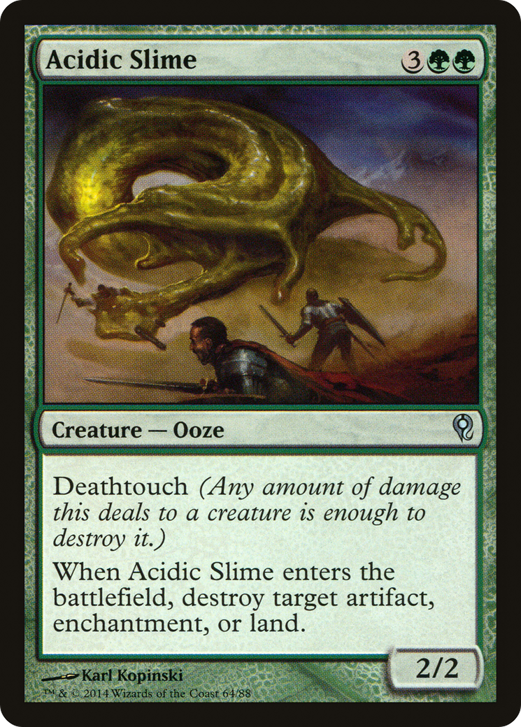 Image of Acidic Slime (DDM-064) - Duel Decks: Jace vs. Vraska