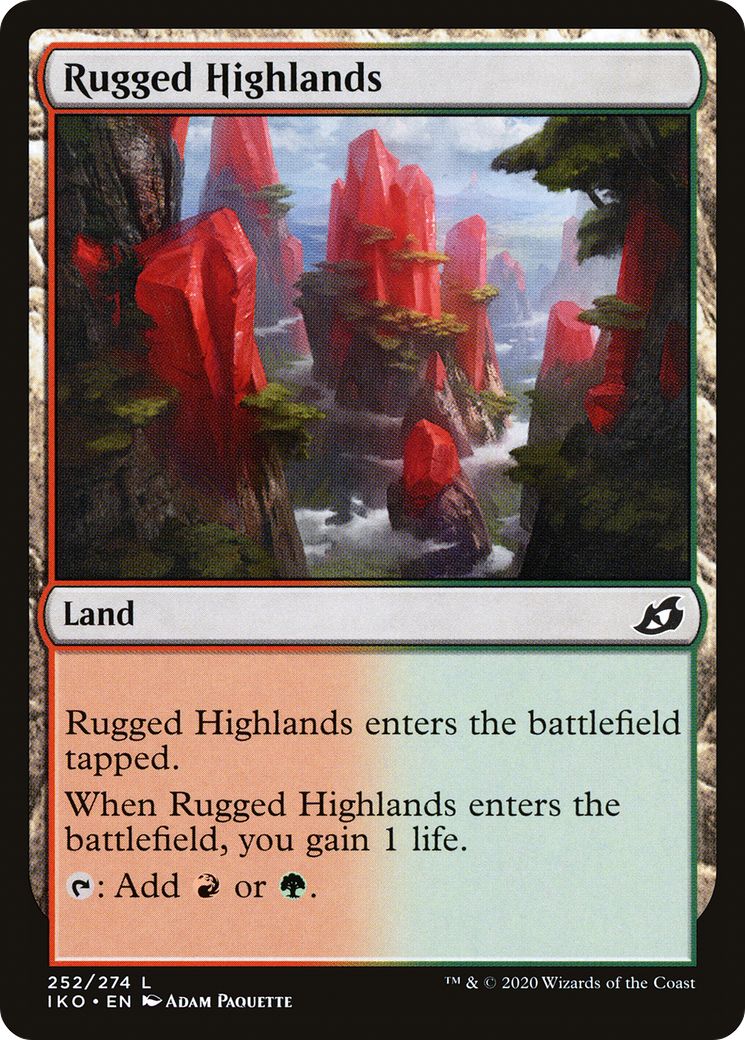 Image of Rugged Highlands (IKO-252) - Ikoria: Lair of Behemoths Foil